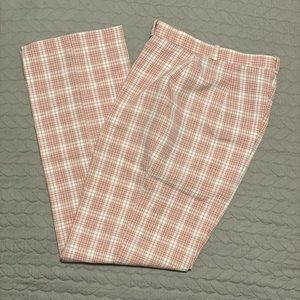 Vintage Plaid Trousers